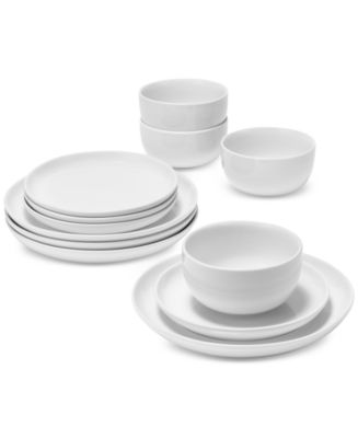 The Cellar James Low Coupe 12 Pc. Dinnerware Set, Service for 4, Exclusively at Macy's - Macy's