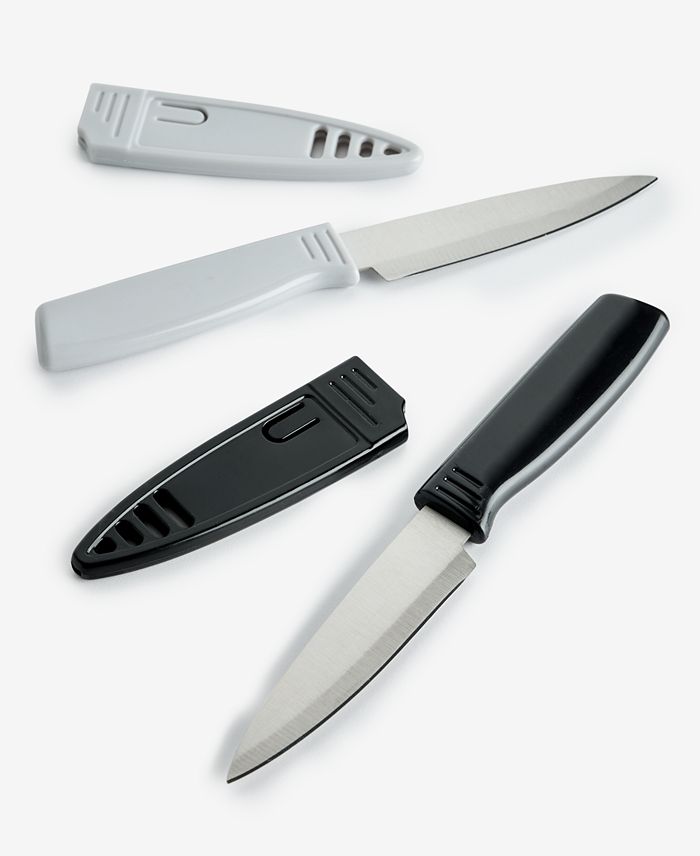 2-Pack Paring Knife & Sheath Set