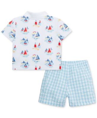Baby Boys Breezy Cotton Polo Shirt & Shorts, 2 Piece Set