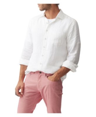 Rodd & Gunn - Men's Coromandel Sport Fit Linen Shirt Coconut white