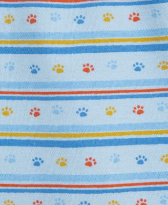 Baby Boys Puppies Cotton Bodysuit, Hat & Pants, 3 Piece Set 