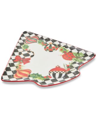 Deck the Halls Tree Serving Platter