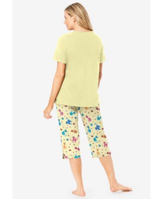 Women's Dreams and Co. 2-Piece Capri PJ Set