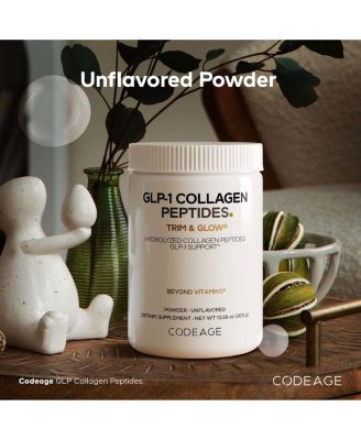 GLP-1 Collagen Powder Supplement - Nextida GC Collagen Peptides - GLP 1 Support - Hydrolyzed Collagen, Grass-Fed, Type I & III, Unflavored - Non-GMO, Gluten-Free, Dairy-Free - 10.58 Oz