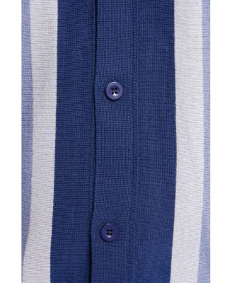 Men's Stripe Polo Sweater