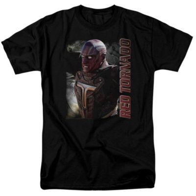 Mens Red Tornado Short Sleeve Adult Tee / T-Shirt