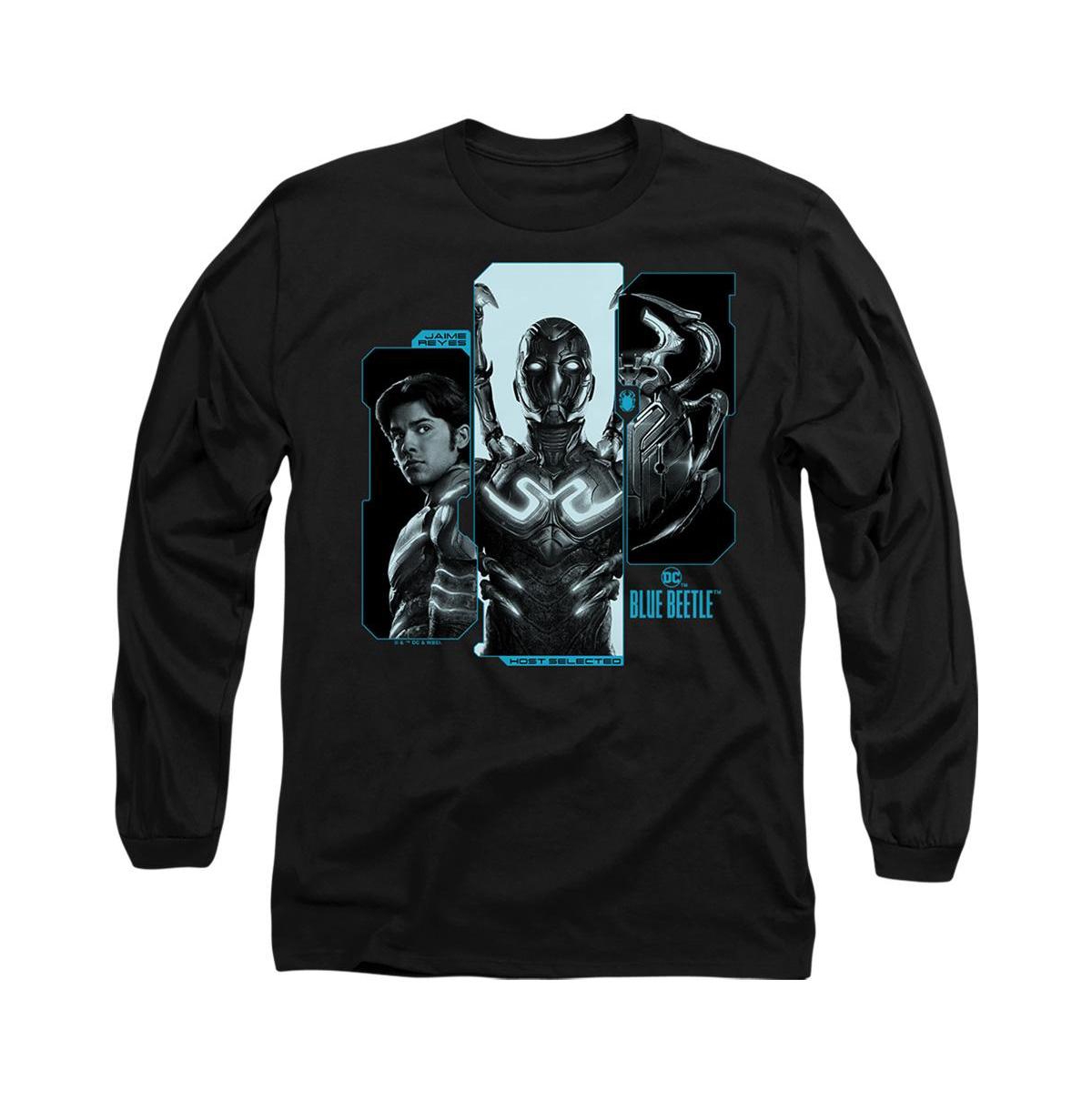 Men's Host Reyes Long Sleeve Adult Tee / T-Shirt - Black