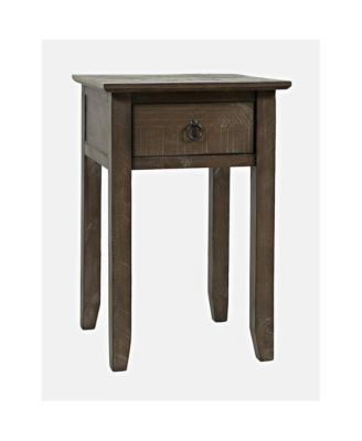 Devon Farmhouse Distressed Solid Wood End Table