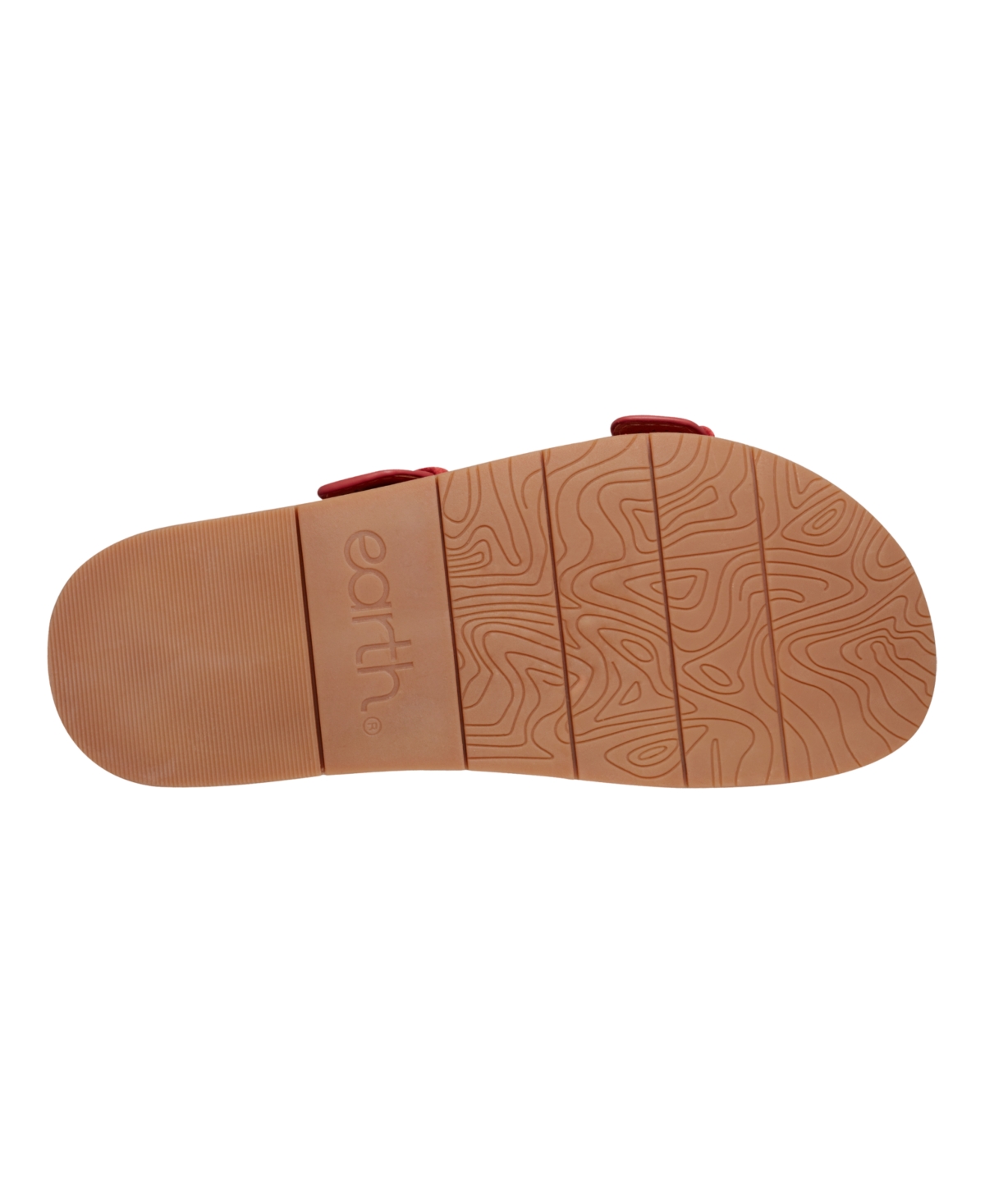 EARTH WOMEN'S FRANCII DOUBLE BAND FLAT SLIP-ON SANDALS 