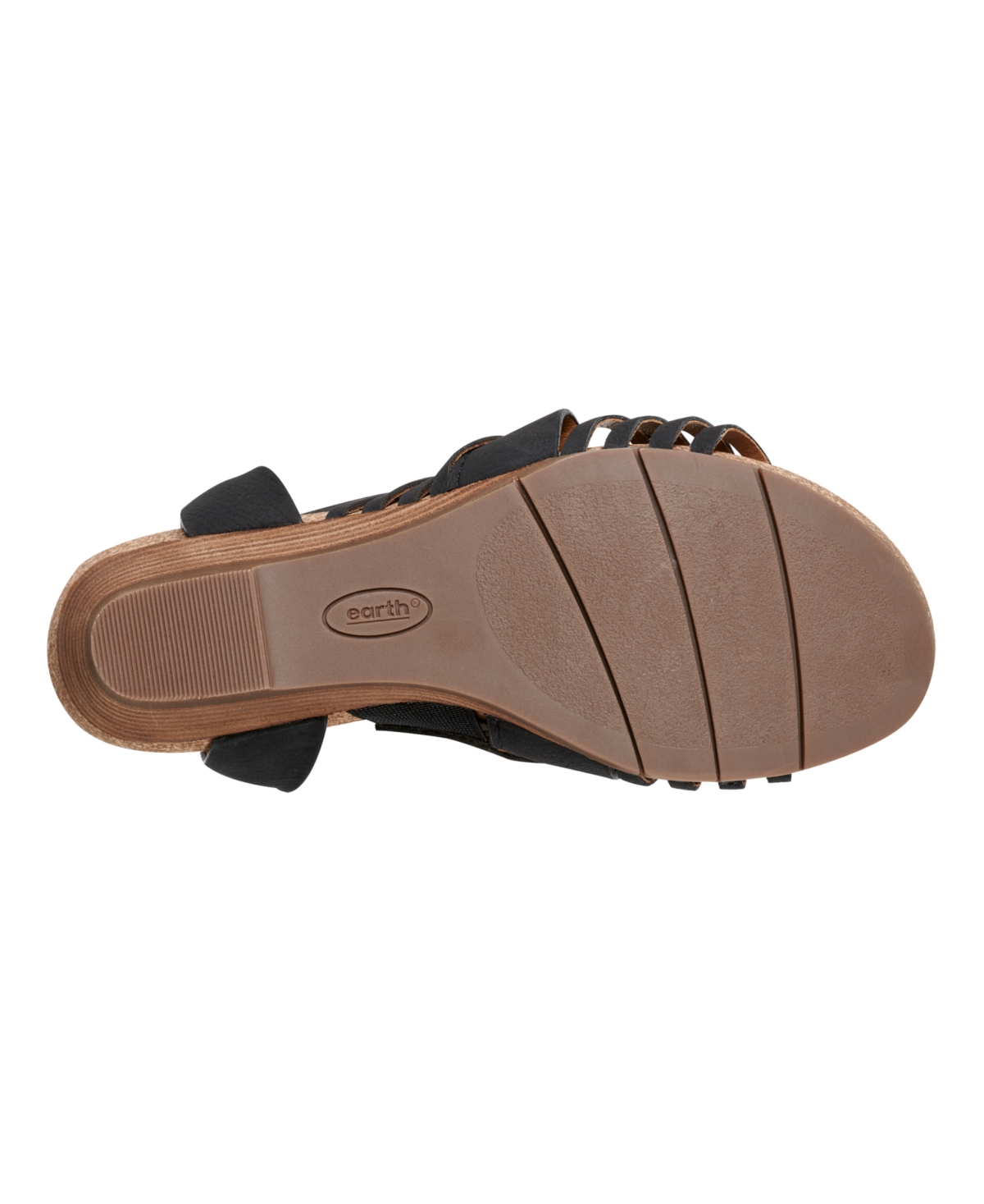 Shop Earth Women's Hattie Fisherman Wedge Sandals In Black