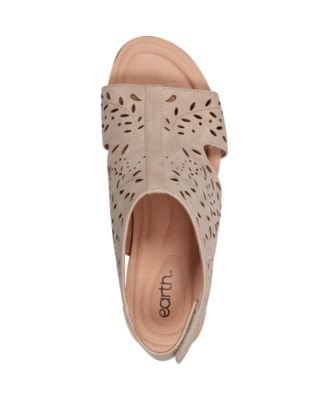 Women's Halin Cutout Slingback Wedge Sandals