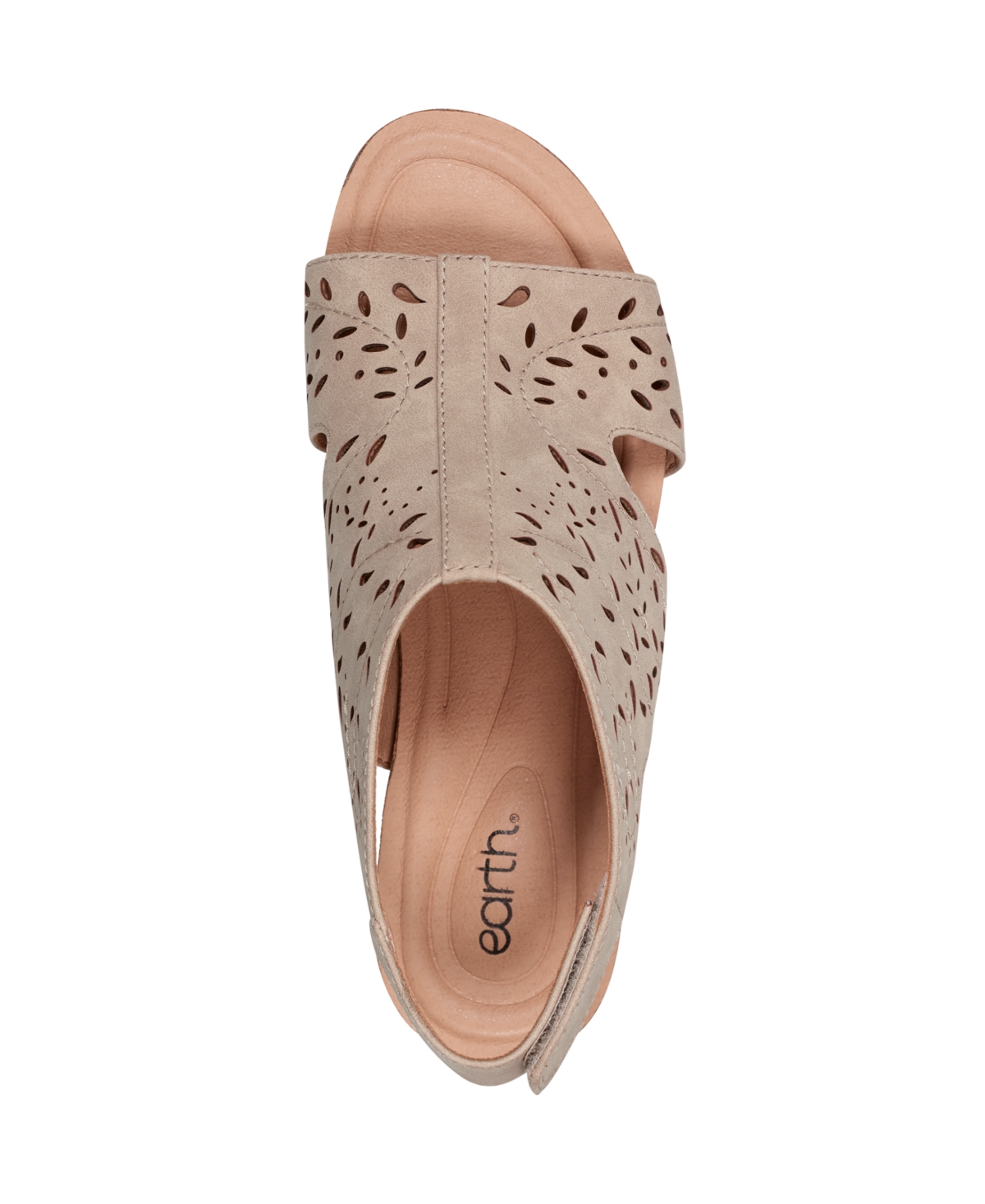 Shop Earth Women's Halin Cutout Slingback Wedge Sandals In Light Sand