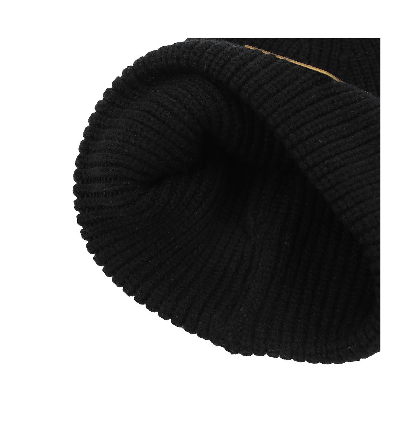 Мужская шапка Yellowstone Dutton Ranch Black Cuff Beanie, цвет: Чёрный — фото 4
