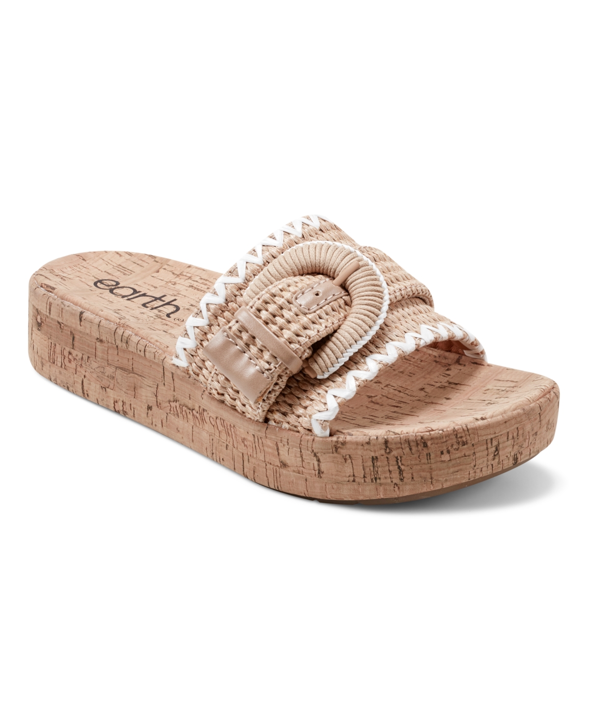 EARTH WOMEN'S SAMSY PLATFORM SLIDE SANDALS 
