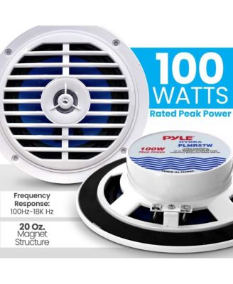5.25-Inch Waterproof Stereo Speaker System, 100 Watts