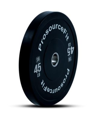 Solid Rubber Bumper Plate, 45 lb