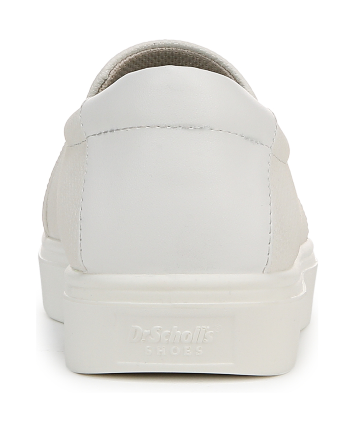 Shop Dr. Scholl's Women's Madison Cloud Slip On Sneakers In White Faux Leather