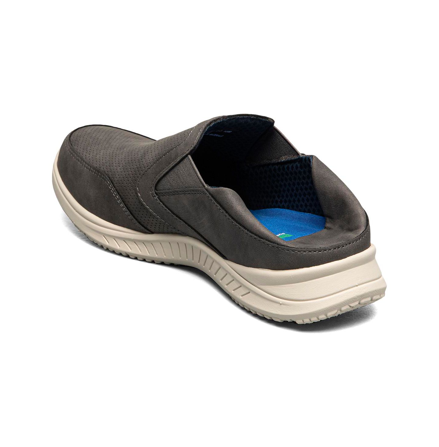 Мужские туфли Nunn Bush Conway Ez Moc Toe Slip On, цвет: Угольный — фото 2
