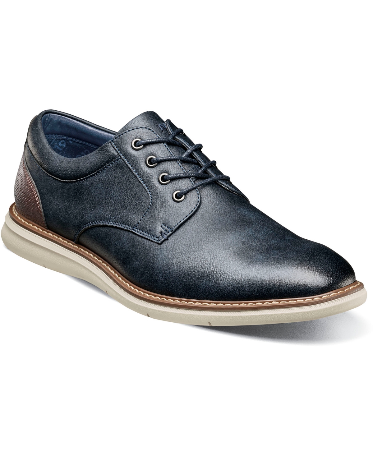 Nunn Bush Men's Chase Casual Plain Toe Oxford In Navy