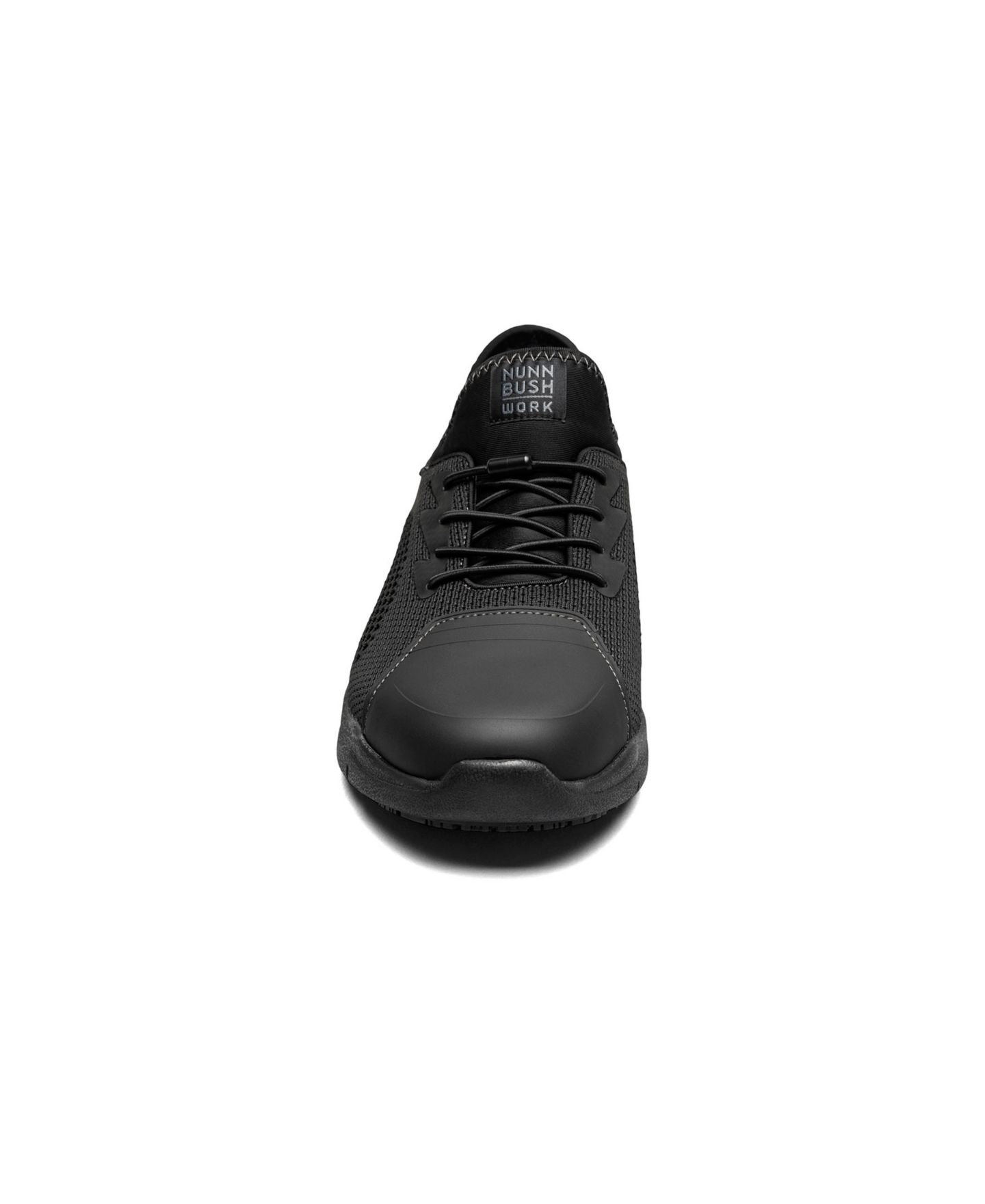 Nunn Bush Men's Grazie Work Splash Guard Slip Resistant Oxford, цвет: Чёрный — фото 5