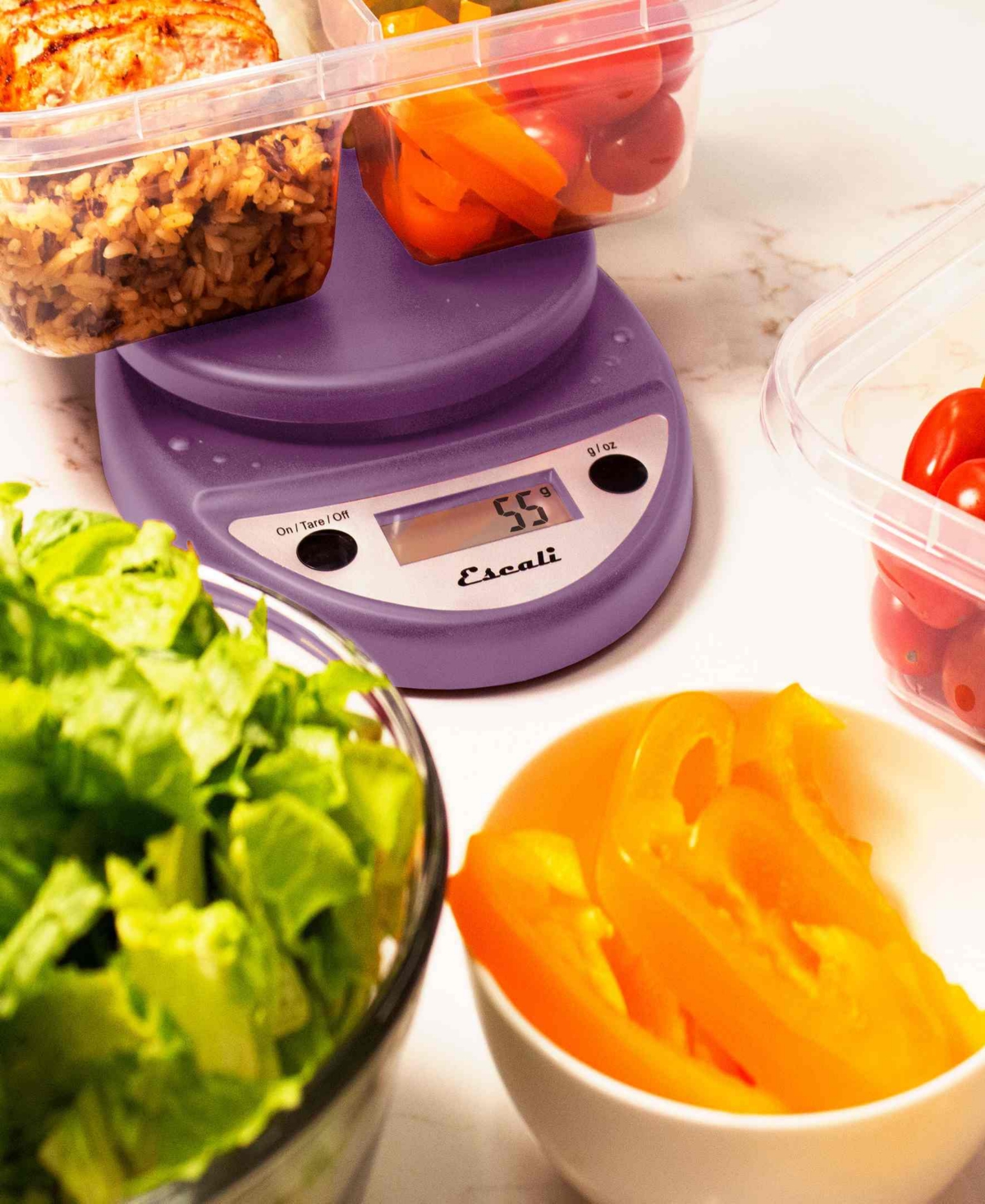 Escali Primo 11 Lb Multi-functional Digital Food Scale In Lavender