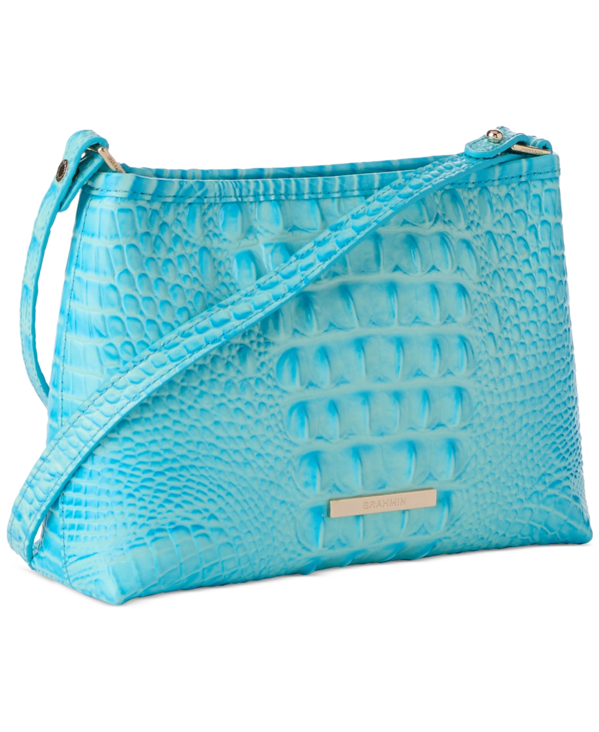 BRAHMIN LORELEI MELBOURNE EMBOSSED LEATHER SHOULDER