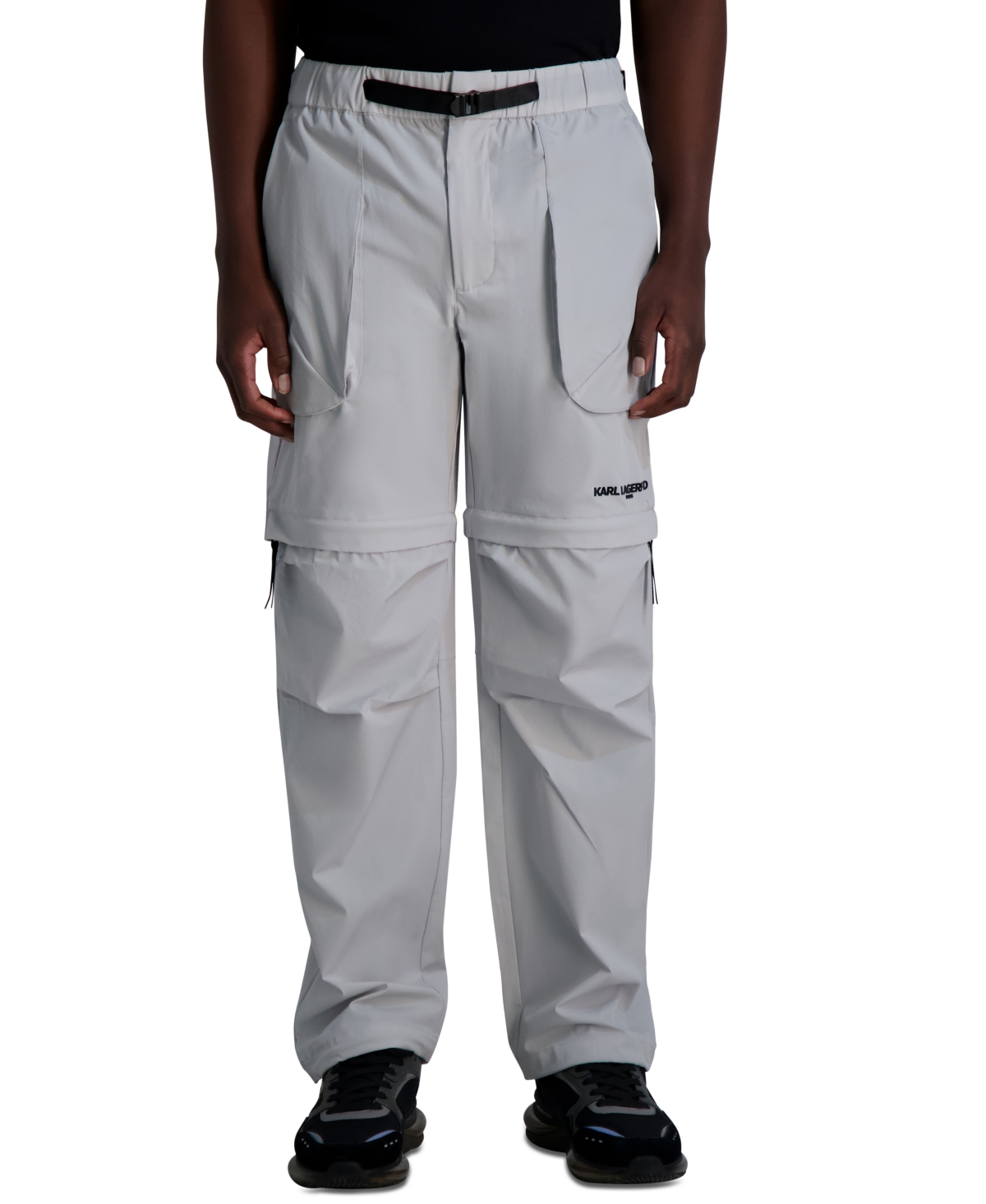 Men's Parachute Pocket Pants - Light Grey