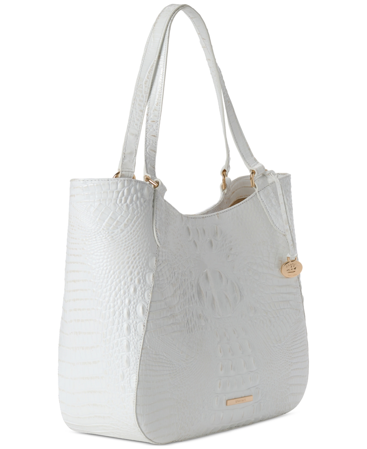 BRAHMIN ALIZA MELBOURNE LARGE LEATHER TOTE 