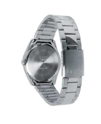 Men's Silver Tone Stainless Steel Watch, 38.5mm