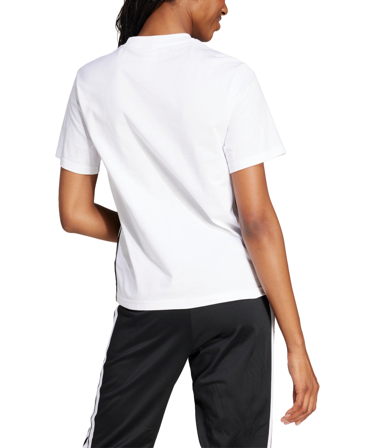 Adidas Originals Adidas Aeroready Train Essentials 3-stripes Tee In White And Black In White,black