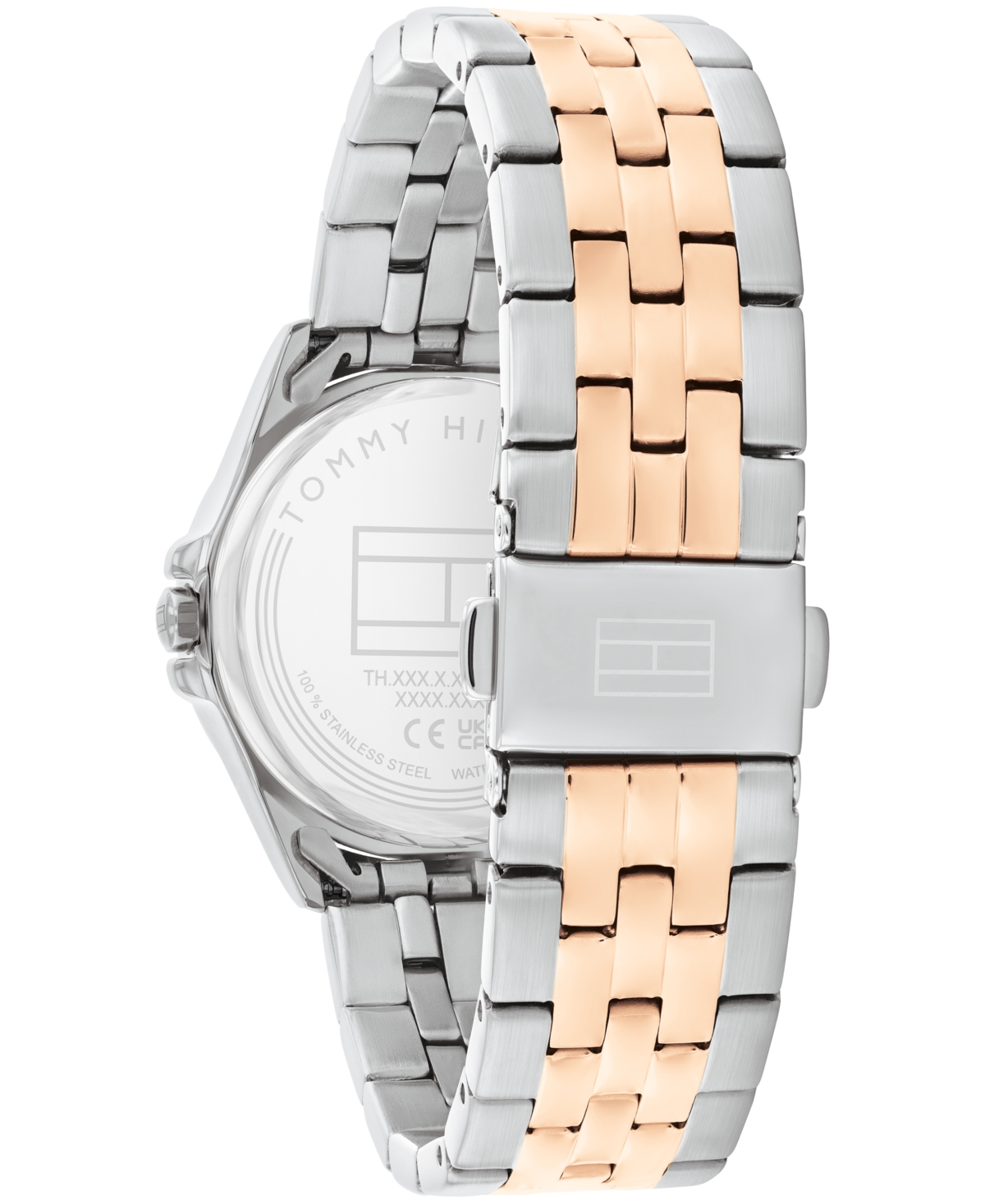 Tommy Hilfiger Women's Quartz Two-tone Stainless-steel Bracelet Watch, 30mm In Two-tone