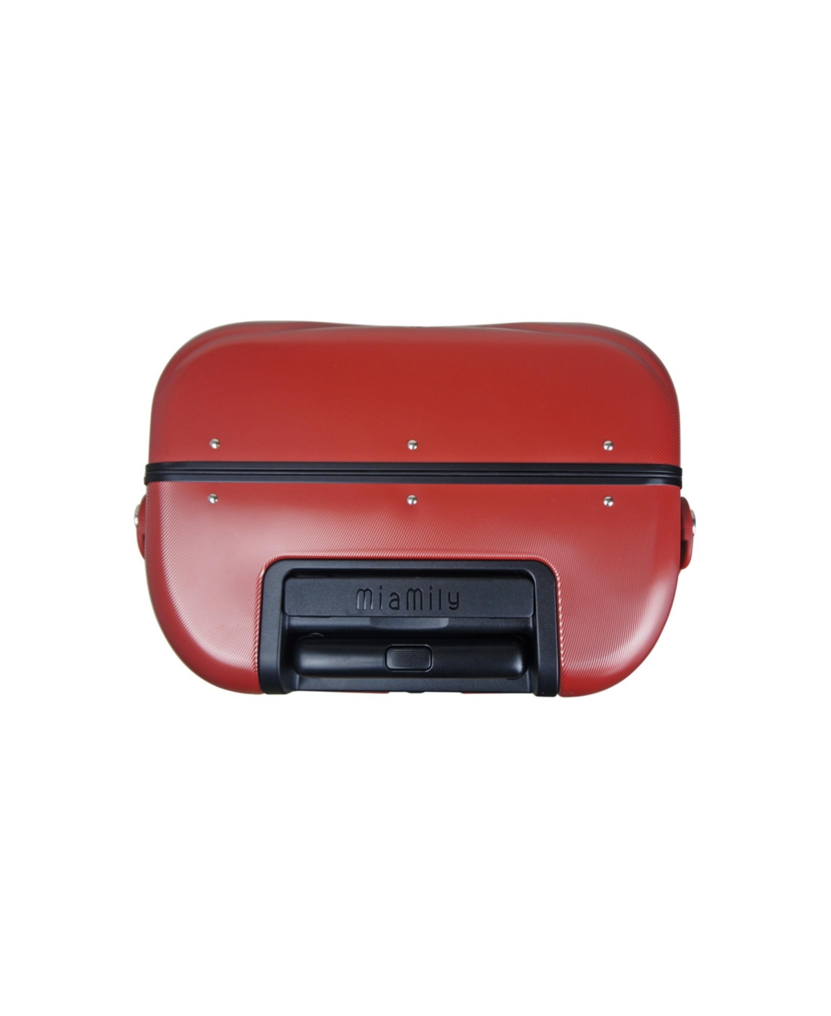 Miamily Infant Multi-functional Seatback Carry On Luggage In Maroon Red