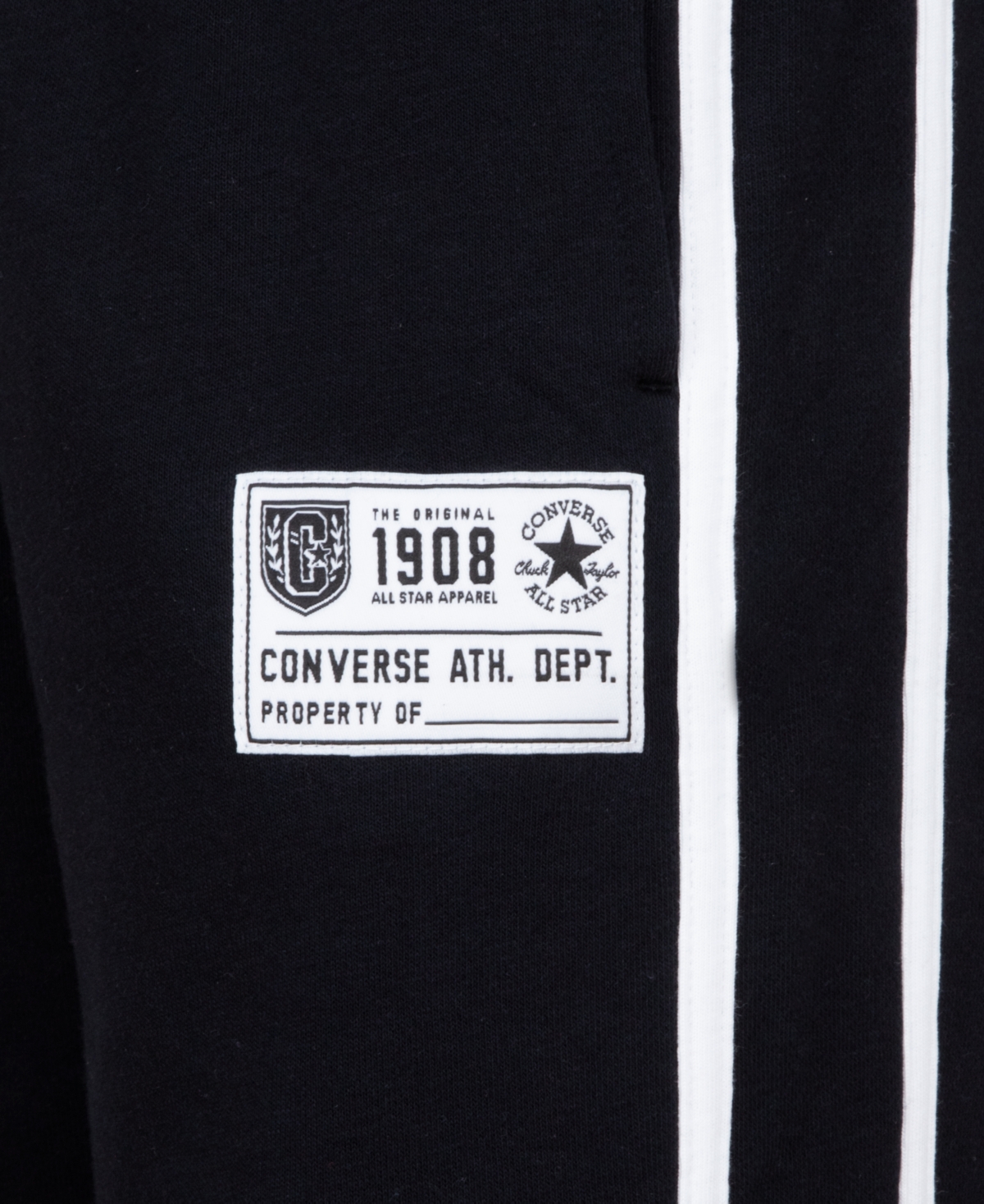 Converse Big Boys Retro Remix French Terry Joggers In Black