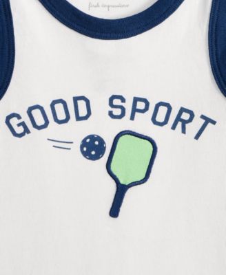 Baby Boys Good Sport Graphic Sunsuit, Exclusively at Macy's
