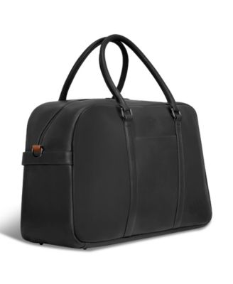 Onyx Leather Duffle Bag