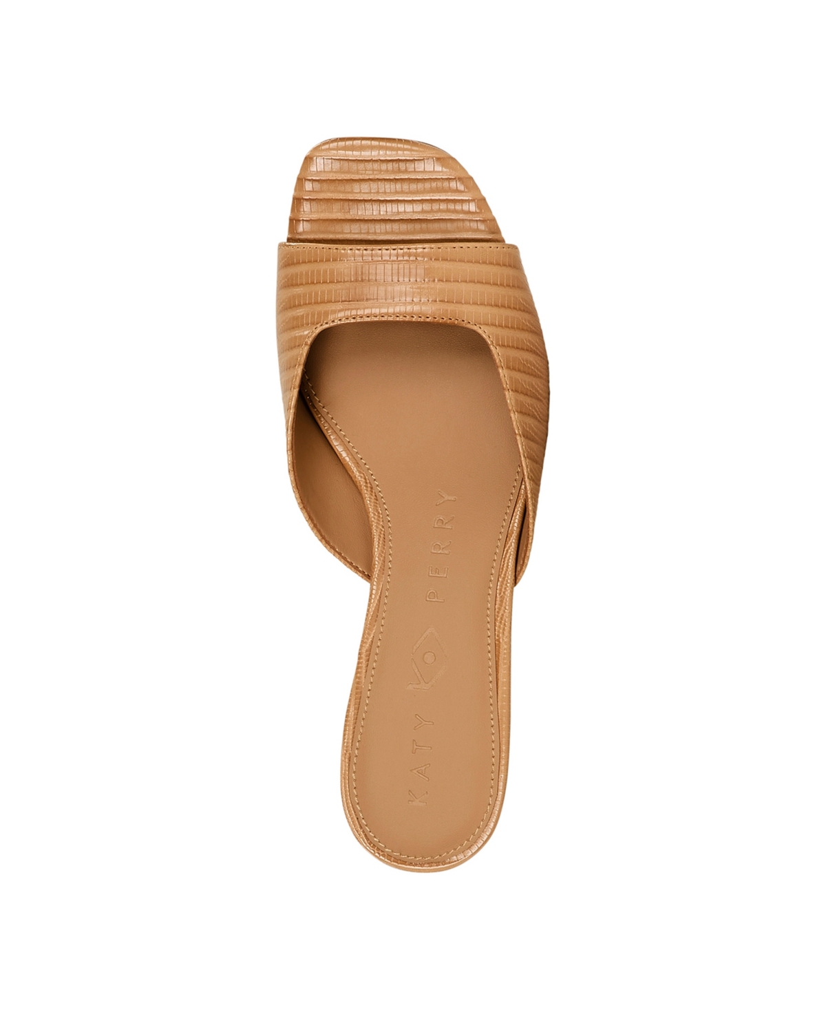 Katy Perry The Ladie Kitten Heel Slide Sandal In Caramel