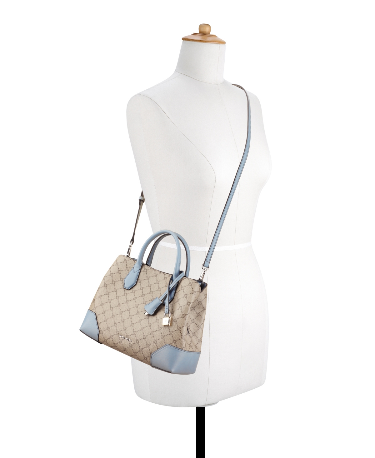 NINE WEST BROOKLYN MEDIUM SATCHEL BAG 