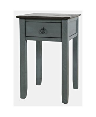 Devon Farmhouse Distressed Solid Wood End Table