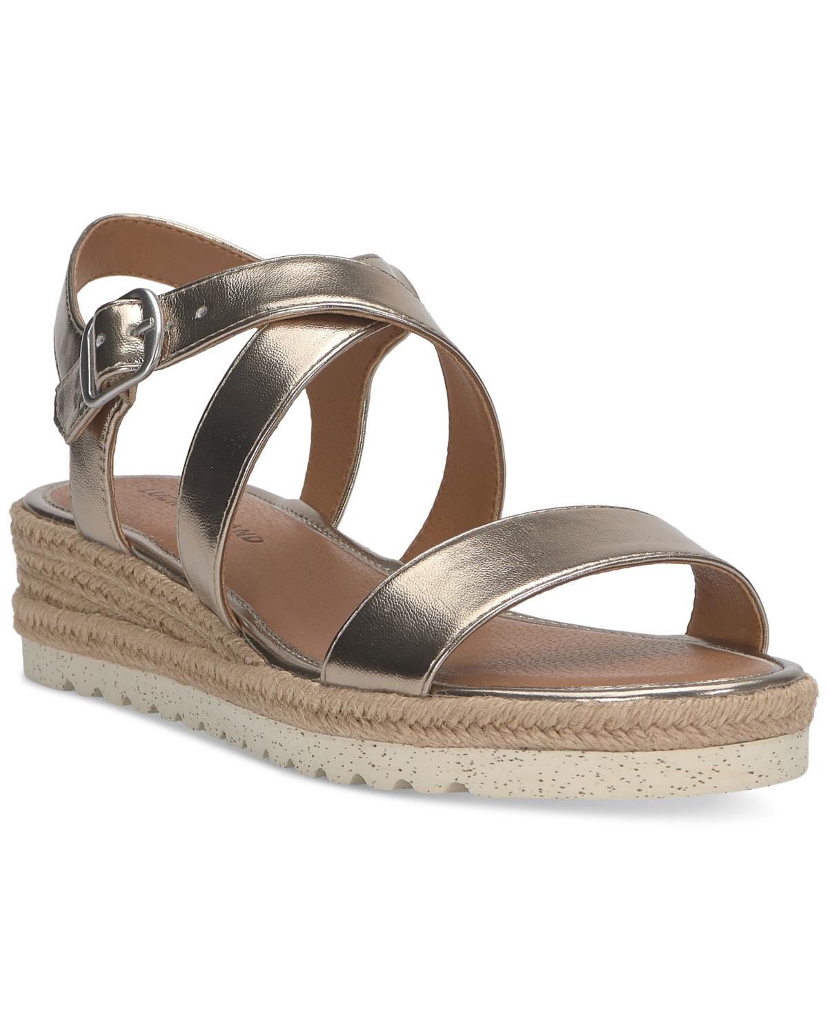 Women's Trianna Strappy Espadrille Wedge Sandals - Igneous Burnished Leather