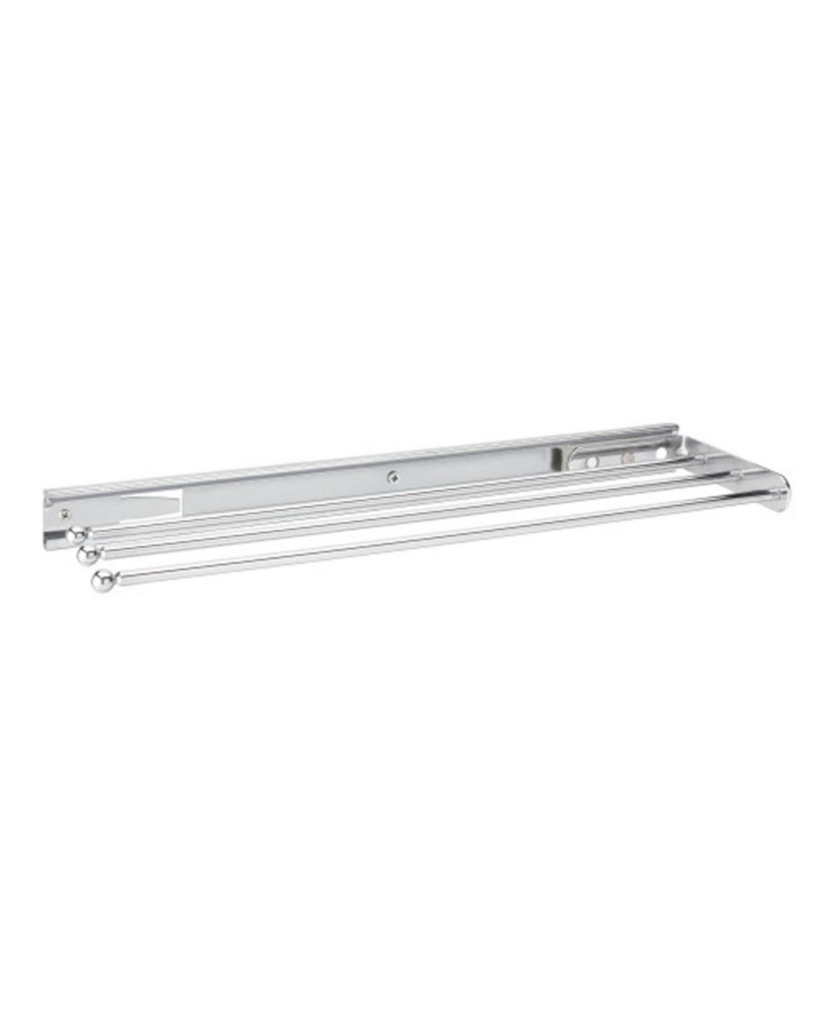 Pullout Dish Towel Bar Under Kitchen Cabinet 3 Prong, White 563-47 C