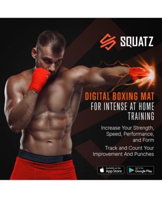Portable Boxing Mat With Digital Counter, Punch Strength Training