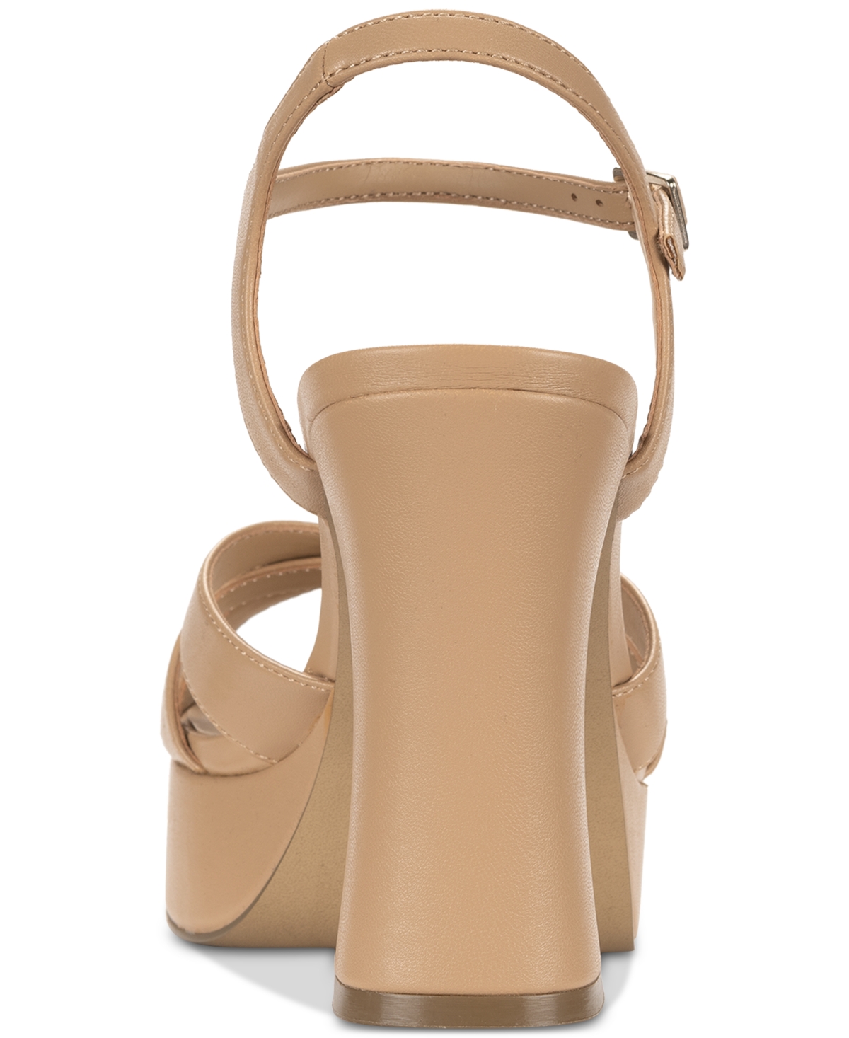 Shop Wild Pair Women's Reemii Platform Sandals, Exclusively At Macy's In Nude Smooth