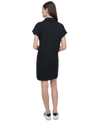 Women's Mini Stud Logo Short-Sleeve Dress