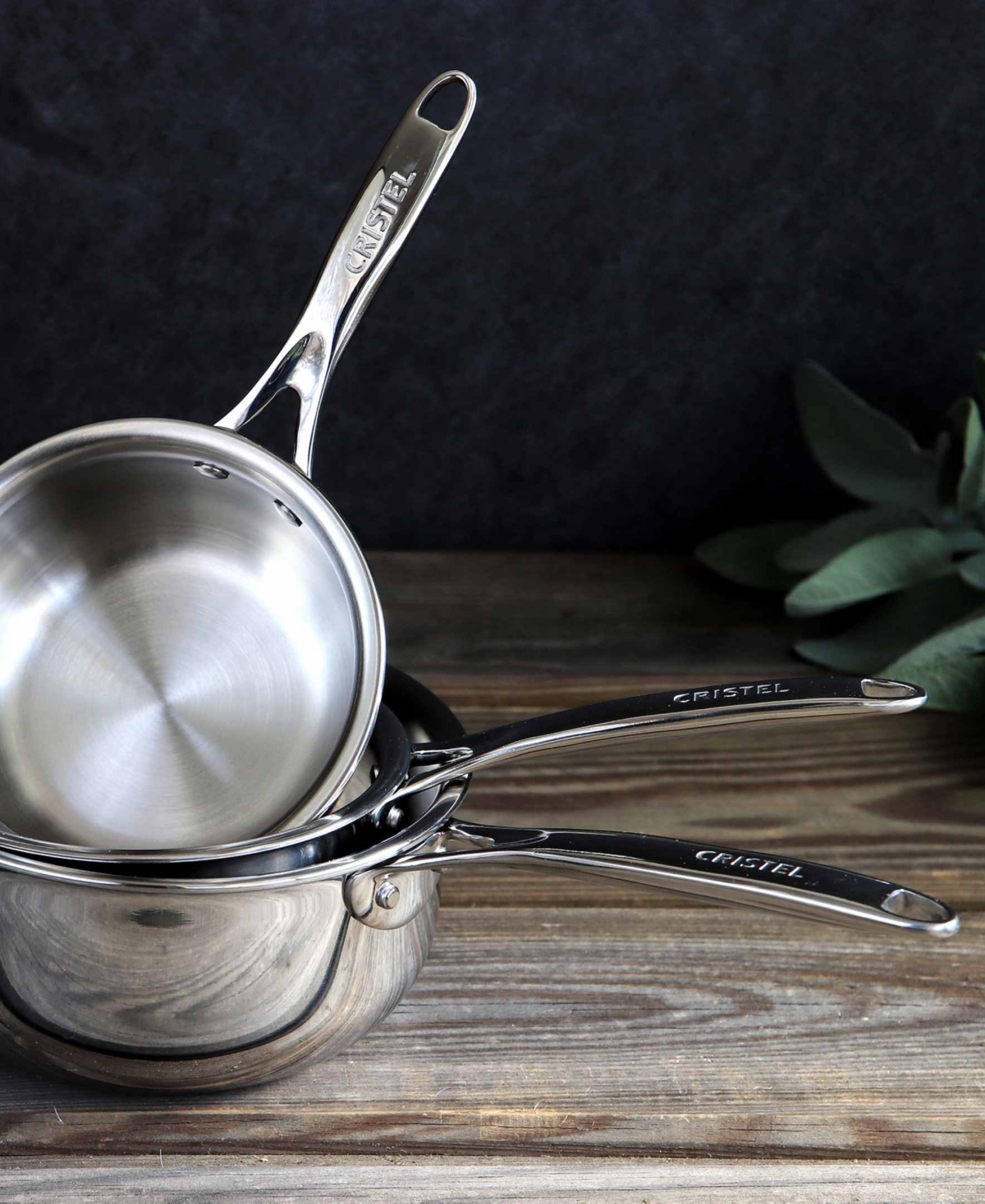 Cristel Castel Pro Mini 0.5-qt. Stainless Steel Saucepan In No Color