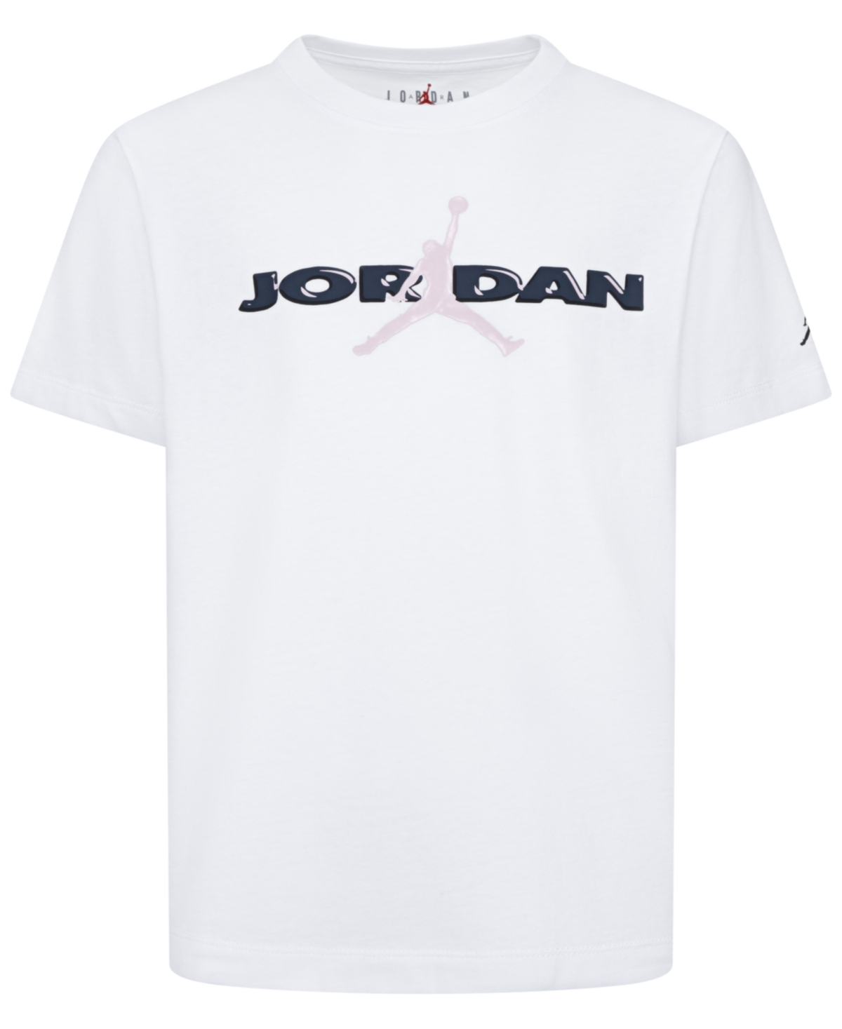 Shop Jordan Big Girls Crafted Utility Short Sleeve Tee In White