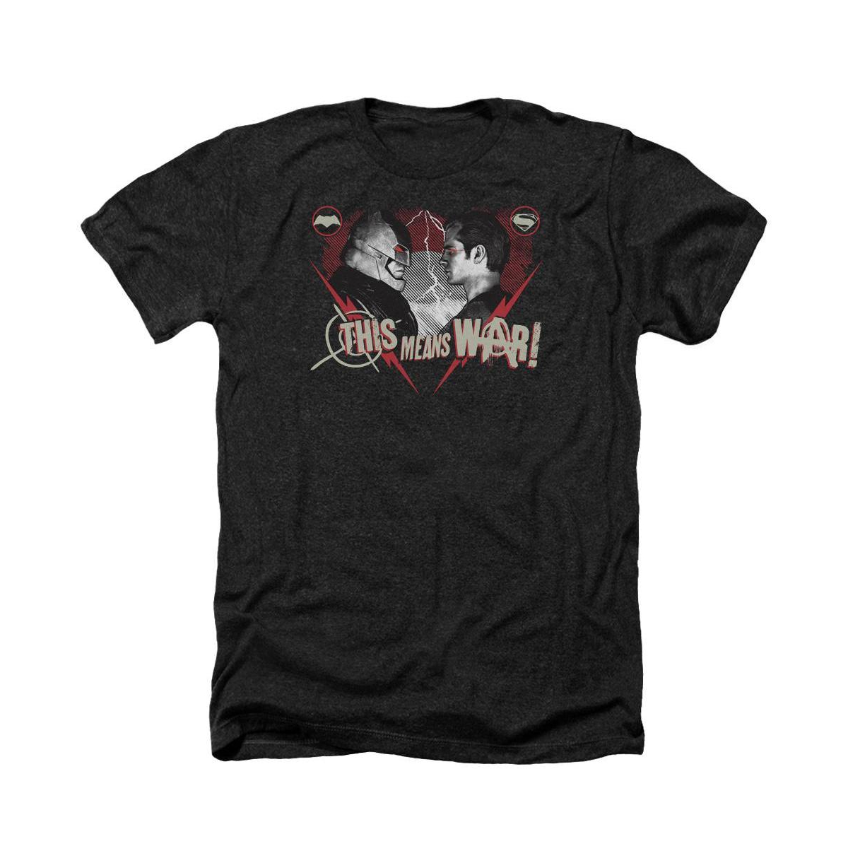 Men's This Means War Adult Heather Tee / T-Shirt - Black