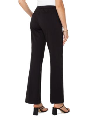 Petite Pull-On Wide-Leg Pants