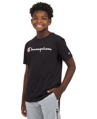 Champion - Big Boys Signature Logo T-Shirt