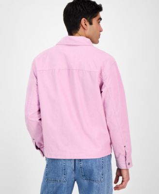Men's Long Sleeve Corduroy Zip-Front Jacket, Exclusively at Macy's