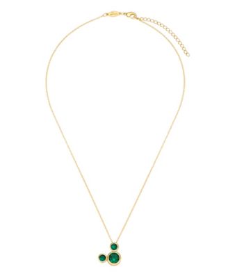 Cubic Zirconia Mickey Mouse Dream Birthstone Pendant Necklace